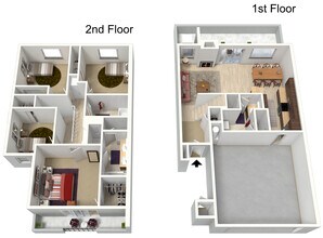 4 Beds • 5 Bath 1522 floor plan